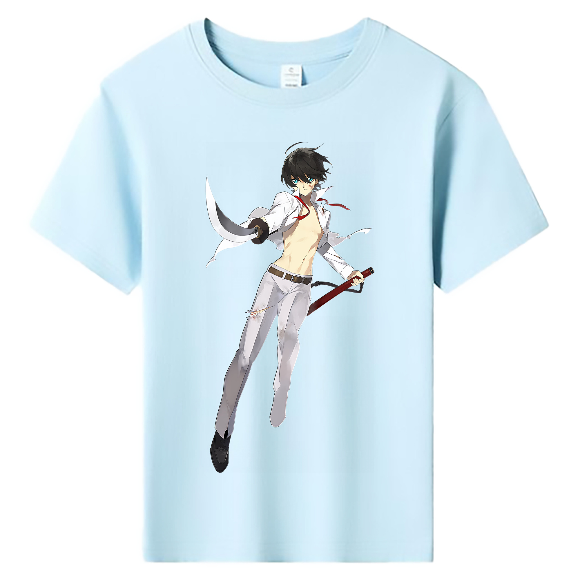 （画像用） 刀剣乱舞 Touken Ranbu 綿100％キッズTシャツ（フロントプリント）